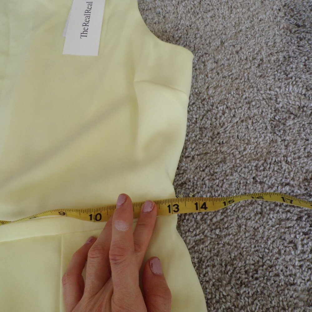 Gucci Italian Pastel  yellow silk blend Midi dress 40 - Picture 5 of 8